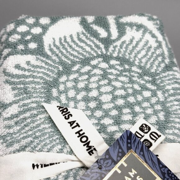 4 Pc William Morris KENNETT Pale Blue Floral Vines Bath and Hand Towel Set NEW - Picture 7 of 11